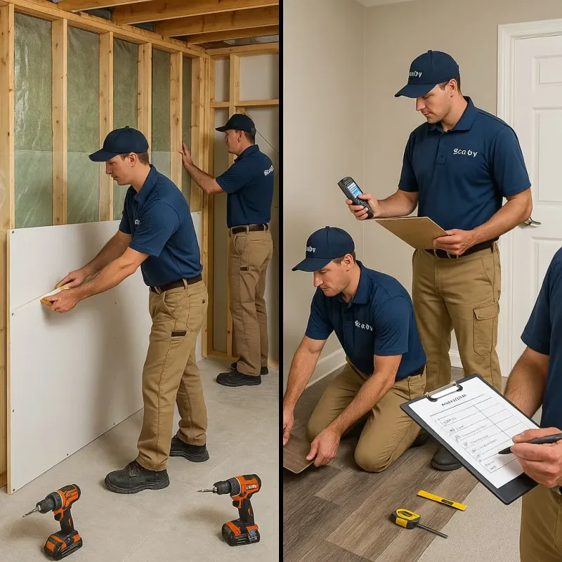 Repairs and Reconstruction process in Mayodan, NC